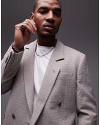 TOPMAN - Relaxed Textured Suit Jacket - Lyst