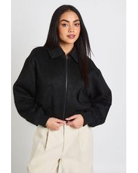 Boohoo - Wool Look Pocket Detail Jacket - Lyst