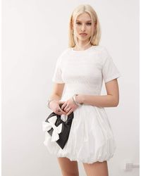 Amy Lynn - Eleanor Puffball Mini Dress - Lyst
