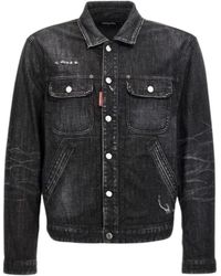 DSquared² - Easy Wash Jean Jacket - Lyst