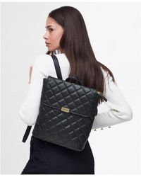 Barbour - Quilted Hoxton Backpack - Lyst