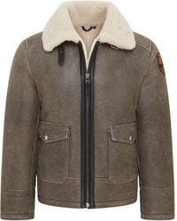 Infinity Leather - B3 Shearling Bomber Aviator Jacket - Lyst
