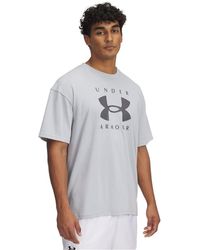 Under Armour - Heavyweight Branded Short Sleeve T-Shirt - Lyst