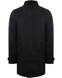 Ben Sherman - Plain Long Coat - Lyst