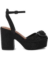 Kurt Geiger - Embellished Chelsea Platform Pumps - Lyst