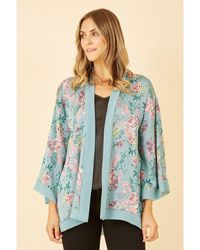 Mela London - Floral Satin Kimono - Lyst