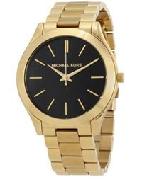 Michael Kors - Mk3478 Slim Runway Ladies Watch 42Mm Dial-Tone Stainless Steel - Lyst