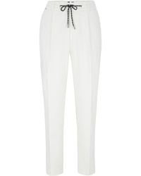 BOSS - C Perin Solid Patterned Slim Trousers - Lyst