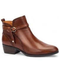 Pikolinos - Damen-Stiefel Cuero Aus Braunem Leder Mit Reißverschluss Und Stiefeletten – Daroca - Lyst
