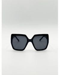 SVNX - Oversize Cateye Sunglasses With Diamante Detail - Lyst