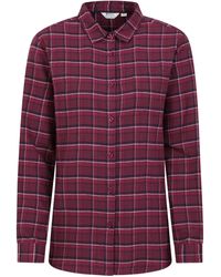 Mountain Warehouse - Brushed Flannel Button-Down Shirt - Lyst