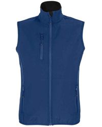 Sol's - Ladies Falcon Softshell Recycled Body Warmer (Abyss) - Lyst