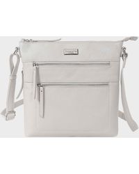 Assots London - 'Cori' Pebble Grain Soft Real Leather Crossbody Bag - Lyst