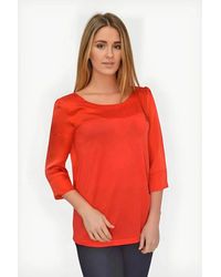 Secret Label - Silky Tunic Blouse - Lyst