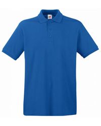 Fruit Of The Loom - Premium Short Sleeve Polo Shirt - Lyst