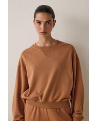 Penti - Oversized Short Crew-Neck Sweatshirt - Lyst