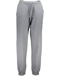 Calvin Klein - Gray Cotton Pant - Lyst