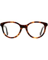 Moncler - Round Coloured Havana Ml5043 - Lyst