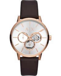Armani Exchange - Cayde Watch Ax2756 Leather (Archived) - Lyst