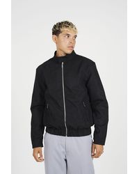 Brave Soul - Faux Suede Bomber Jacket - Lyst