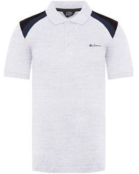 Ben Sherman - Embroidered Light Polo Shirt Cotton - Lyst