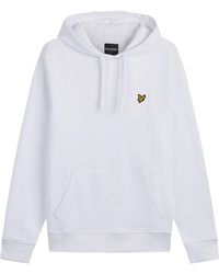 Lyle & Scott - Branded Light Mist Pull-Over Hoodie - Lyst