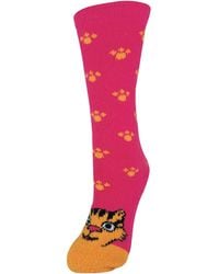 Sock Snob - Ladies Fluffy Non Slip Slipper Socks With Animal Designs - Lyst
