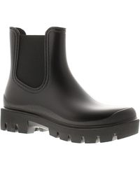 Wynsors - Chunky Ankle Wellies Stamp Slip On - Lyst