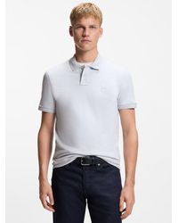 BOSS - Light Pastel Passenger Short Sleeve Polo Shirt Cotton - Lyst