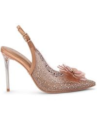 Carvela Kurt Geiger - Positano Vinyl Flower Heels - Lyst