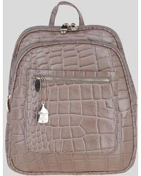 Ashwood Leather - Real Backpack With Multiple Pockets And-Tone Hardware - Lyst