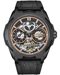 Stuhrling - Dual Time Automatic Navigator 46Mm Skeleton - Lyst