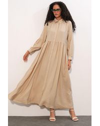 Bigdart - Loose-Fit Maxi Shirt Dress - Lyst