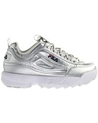 Fila - Disruptor F Low Trainers Leather - Lyst
