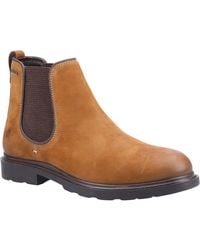 Hush Puppies - Preston Chelsea Leather Nubuck Boots - Lyst