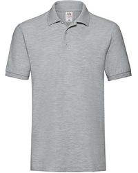 Fruit Of The Loom - Premium Short Sleeve Polo Shirt (Athletic/Heather) - Lyst
