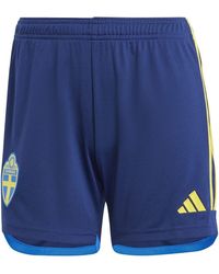 adidas - Regular Fit Soccer Shorts With Notch Hem - Lyst