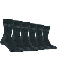 Jeep - 6 Pairs Luxury Cushioned Cotton Hiking Socks - Lyst
