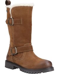 Hush Puppies - Winnie Leather Boots - Lyst