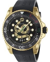 Gucci - Ya136219 Duik Herenhorloge - Lyst
