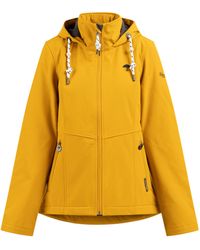 Schmuddelwedda - Softshell Jas Mosterd - Lyst