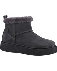 Hush Puppies - Becca Suede Winter Ankle Boots - Lyst