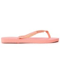 Havaianas - Slim Print Thong Toe Flip Flops - Lyst