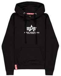 Alpha Industries - New Basic Big Logo Hoodie - Lyst