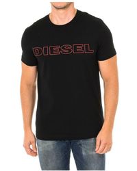 DIESEL - Short-Sleeved Round Neck T-Shirt 00Cg46-0Darx - Lyst