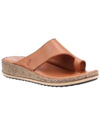 Hush Puppies - Elissa Suède Sandalen (bruin/crème) - Lyst