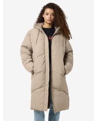 Noisy May - Ladies Long Hooded Waterproof Parka Coat Padded - Lyst