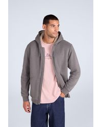 Mountain Warehouse - 'Samuel' Hoodie Sherpa Lined Drawcord Adjustable Hood Cosy Jumper Cotton - Lyst