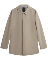 Ted Baker - Hummels Smart Nylon Ecru Short Jacket - Lyst