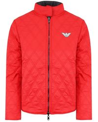 Armani - Emporio Logo Reversible Jacket - Lyst
